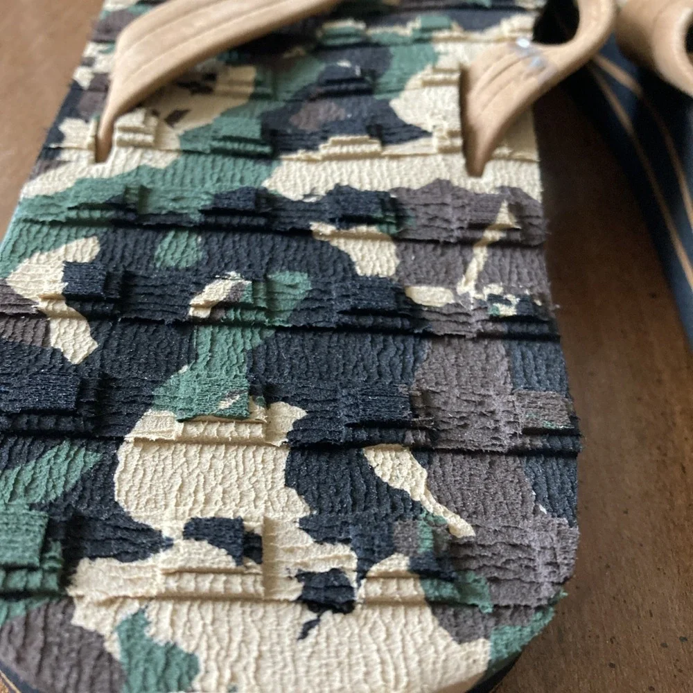 ASTRODECK SANDALS CAMO L 8-9 eva leather Mens Sz XXL New 11.5 12